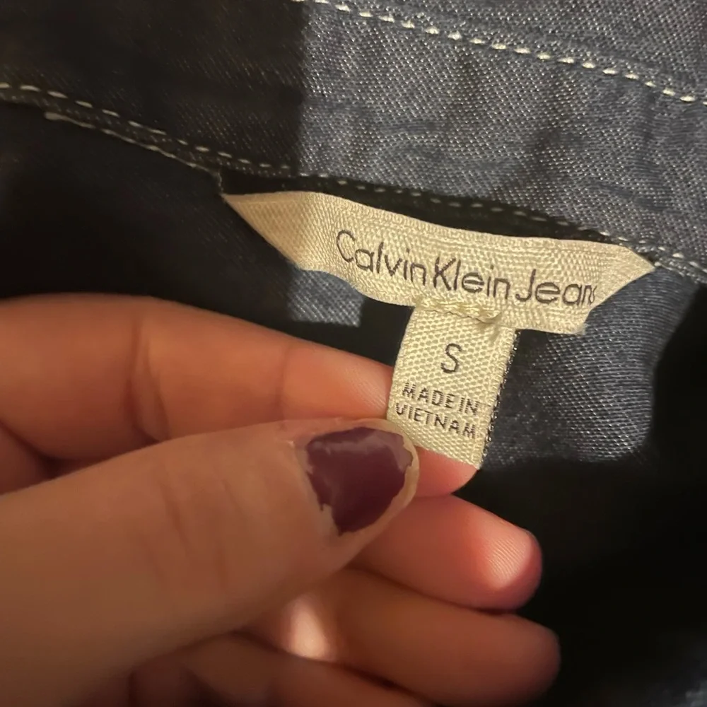 Calvin Klein Jeans denim look top